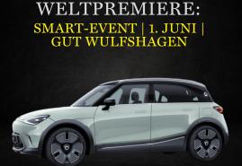 Weltpremiere: Smart-Event am 1. Juni 