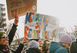 Demonstration gegen Rechts in Kiel: Gemeinsam stark