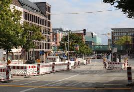 Baustelle am Kieler Hbf: Nächste Bauphase in Sicht