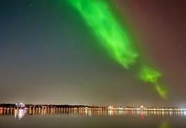 Polarlichter über Kiel: Eure schönsten Bilder der Aurora Borealis