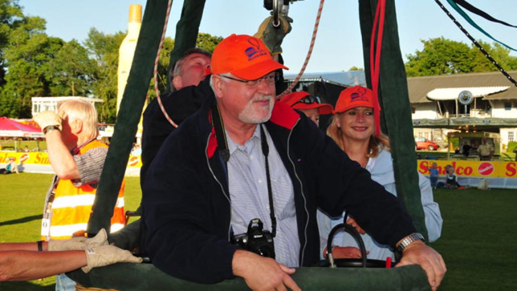 Prominenter Besuch im Ballon