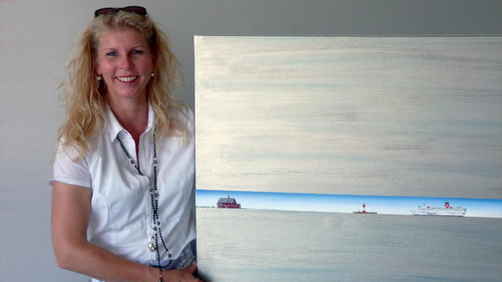 Doris Heldt organisiert ehrenamtlich die Kunstmeile