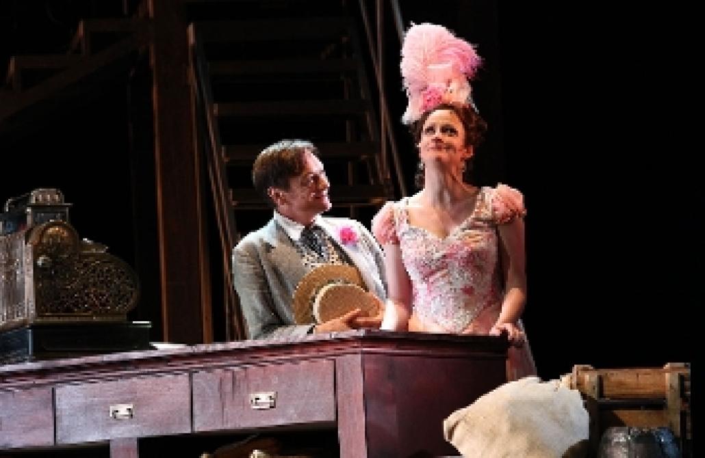 Jörg Sabrowski (Horace Vandergelder) und Heike Wittlieb (Dolly Levi). Foto: Olaf Struck