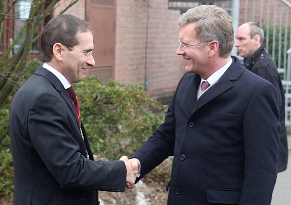 Bundespräsident besuchte die Kieler Universität