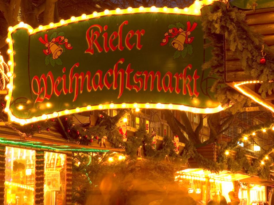Immer gut besucht: der Kieler Weihnachtsmarkt