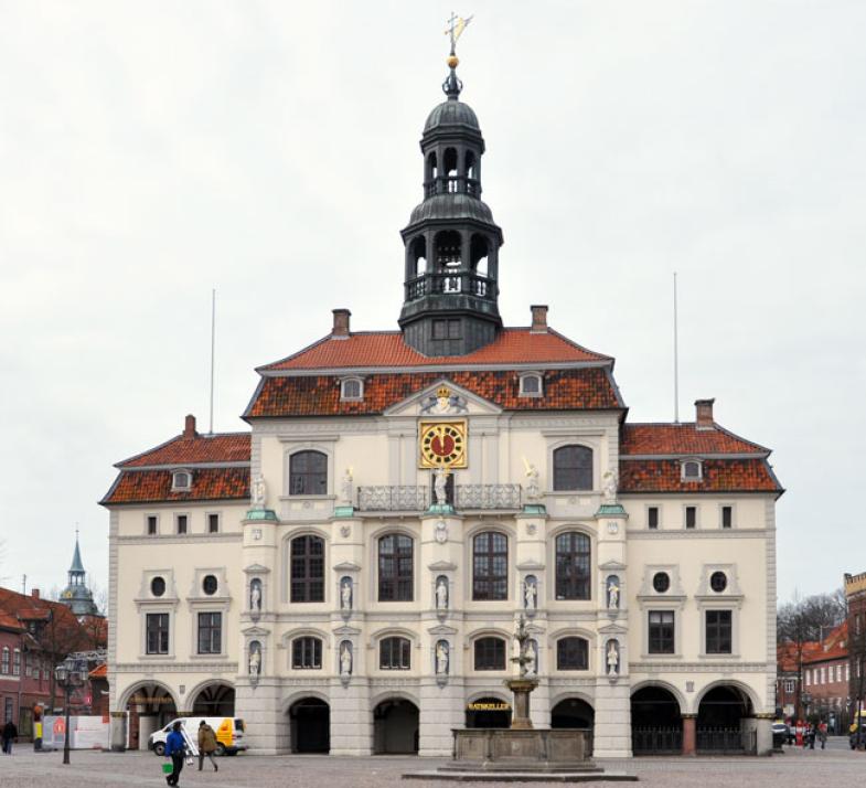 Das Lüneburger Rathaus ist eines der größten mittelalterlichen Gebäude in Norddeutschland.