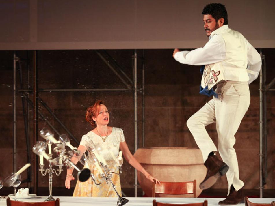 Raffaella Angeletti (Floria Tosca), Jesus Garcia (Mario Cavaradossi)