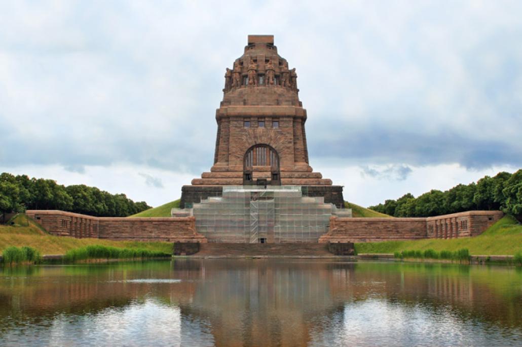 Das imposante Völkerschlachtdenkmal; Foto: Wibke Freund