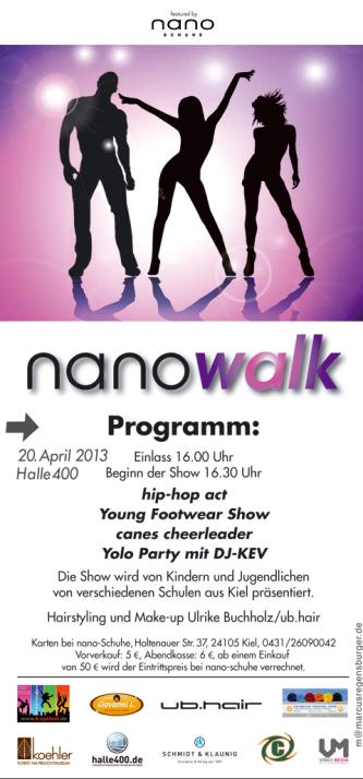 Nano Walk – Erste Footwear Modenschau in der halle400