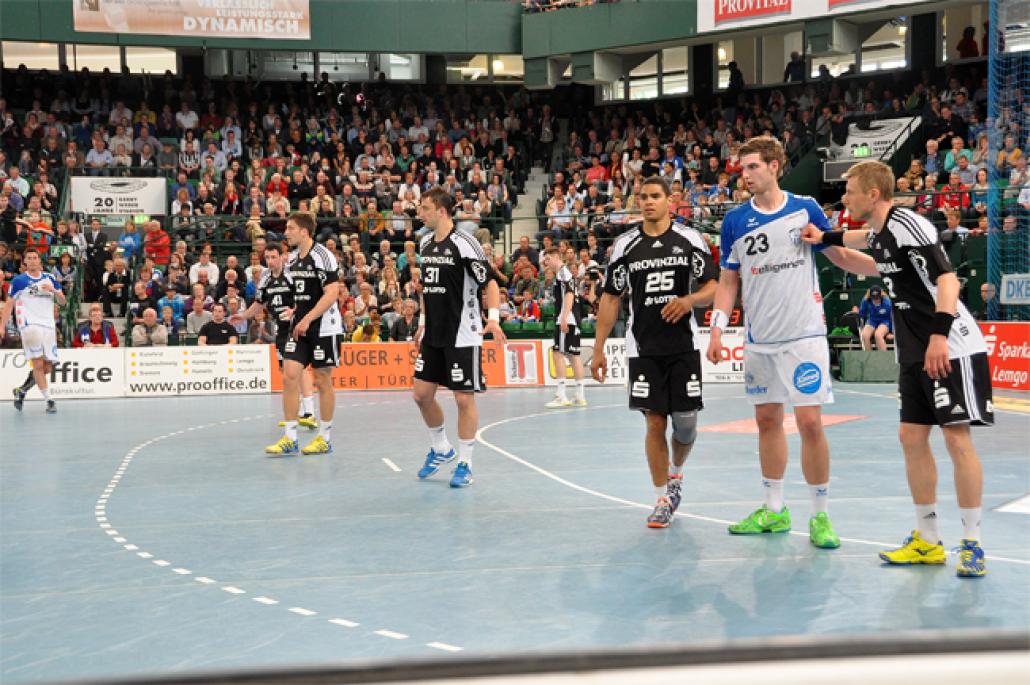 Marcus Ahlm, Momir Illic und Daniel Narcisse (v.li.) verlassen den THW Kiel im Sommer