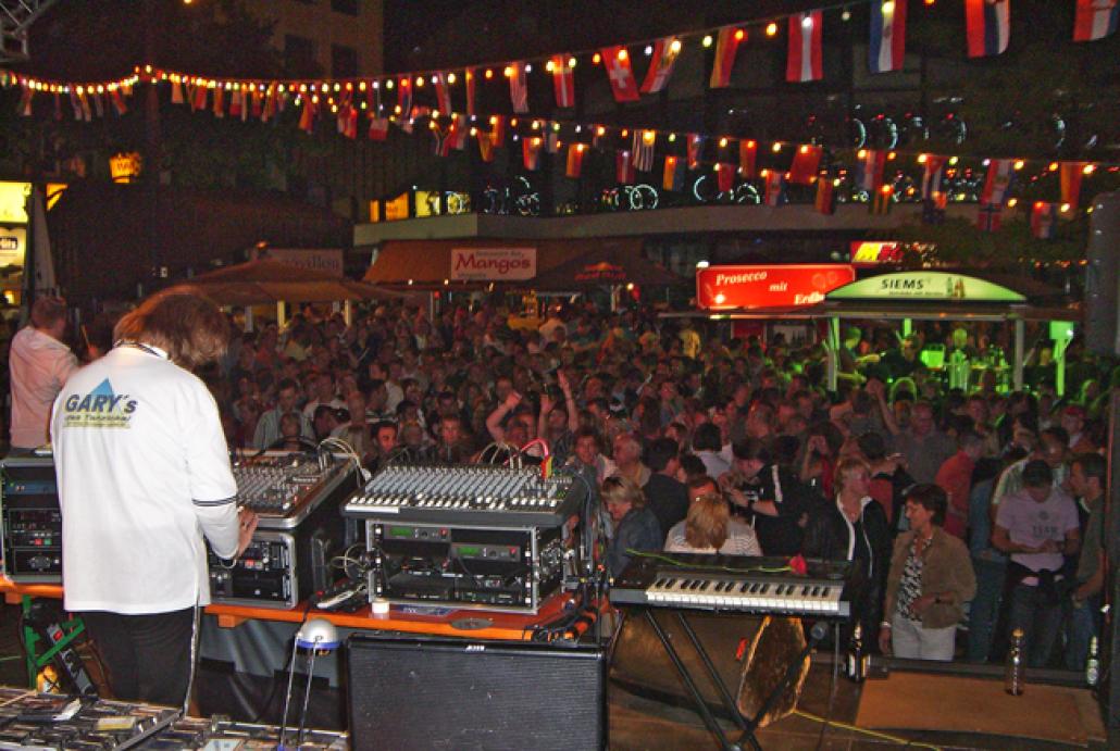 Party am Alten Markt mit DJ Gary