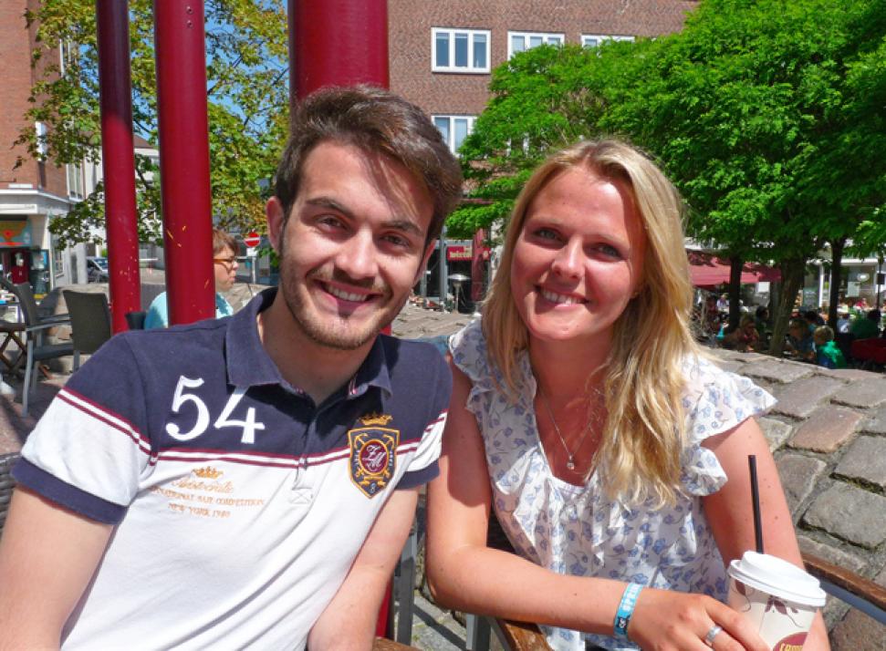 Adrian Castellet Cantero und Katharina Gross
