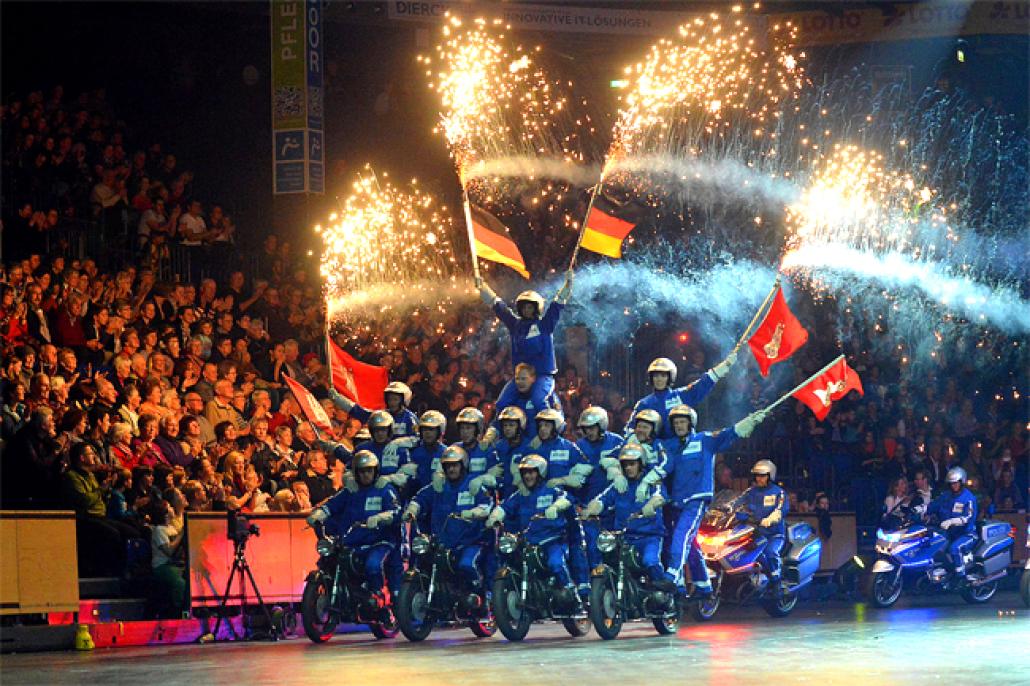Die Motorradstaffel der Polizei Hamburg