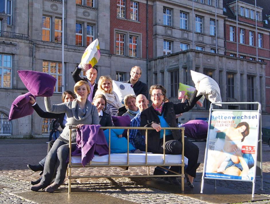 Aktion „Bettenwechsel! Vom Sofa ins Hotelbett“