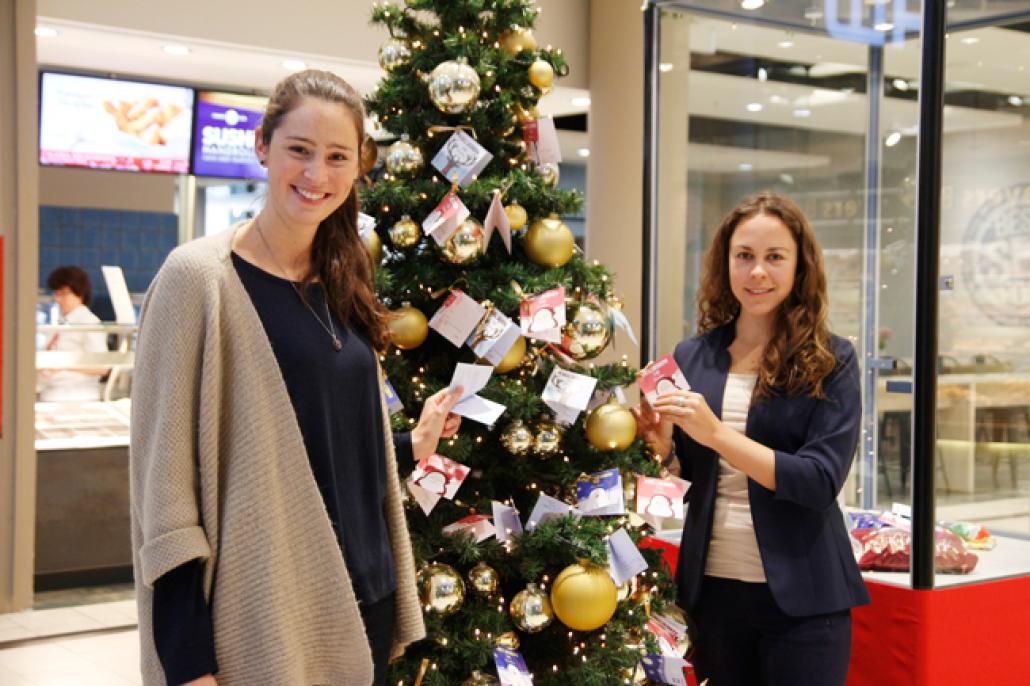 KIELerLEBEN-Chefredakteurin Kerstin Klostermann und SOPHIENHOF-Center-Managerin Sophie Dukat (v.li.) freuen sich auf die gemeinsame Aktion