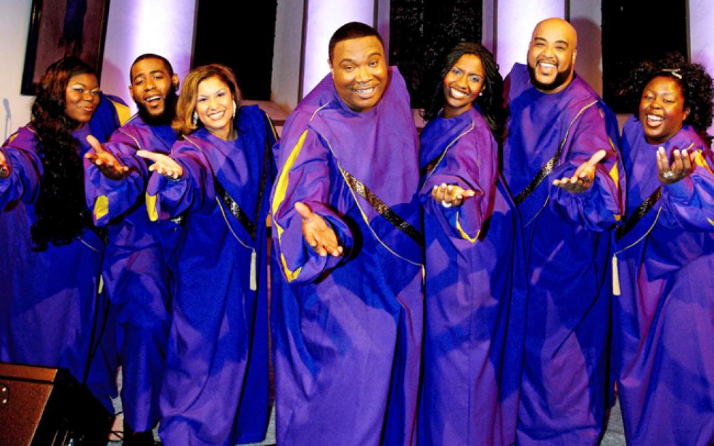 Die Sänger des New York Gospel Stars sind immer mit vollem Körpereinsatz bei der Sache