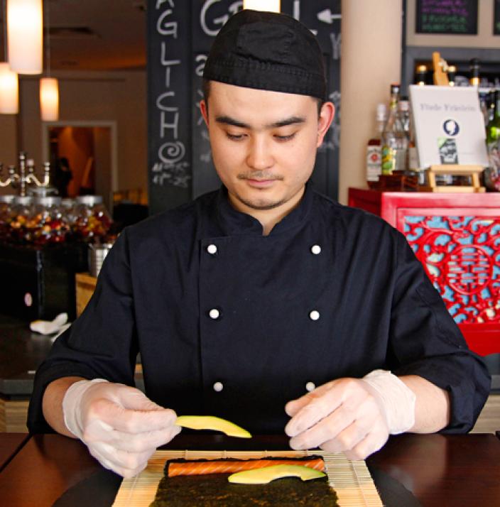 In vier Schritten zum perfekten Sushi