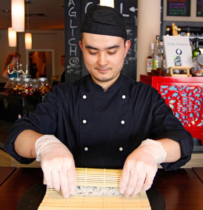 In vier Schritten zum perfekten Sushi