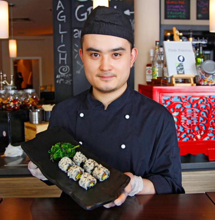 In vier Schritten zum perfekten Sushi
