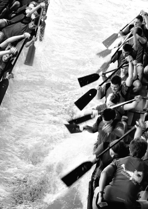 Sport und Spaß für die ganze Familie wird beim Drachenbootrennen geboten