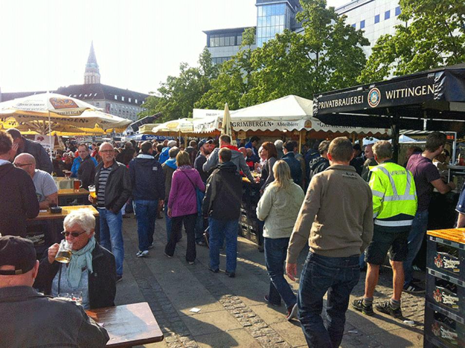 Bier aus aller Welt findet sich beim Fest der Biere; Foto: Eventbuero Kiel