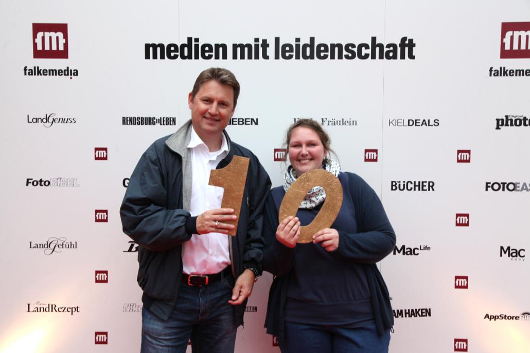 Thorsten Kibbel von Heinrich Knievel und KIELerLEBEN-Redakteurin Kerstin Kristahl