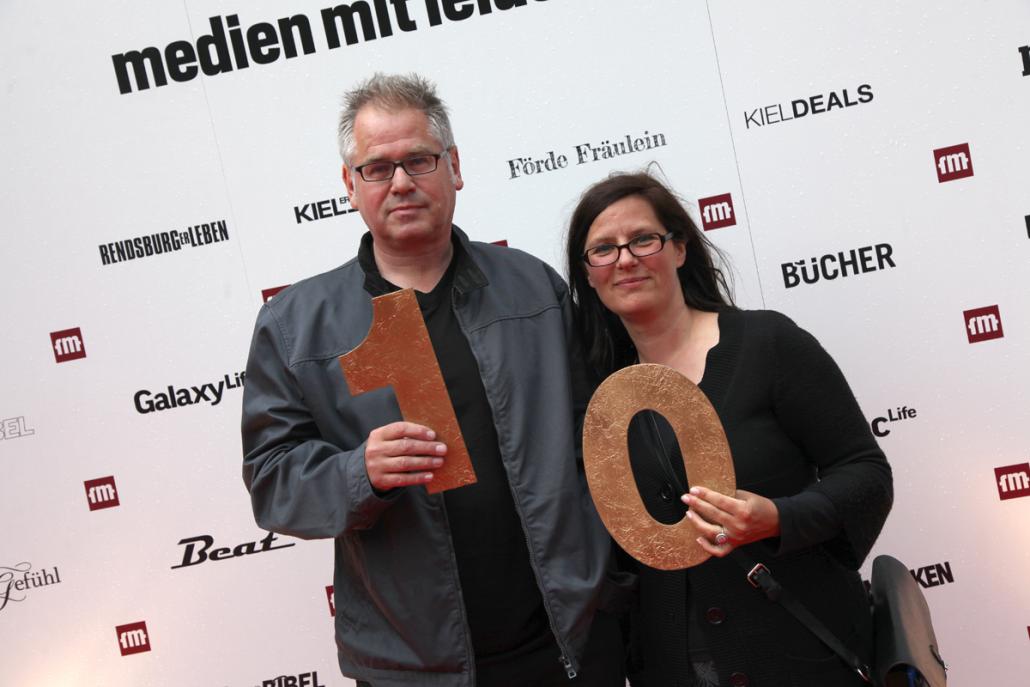 Markus Kosmahl und Ilka Hinrichs von den Werkstätten Materialhof