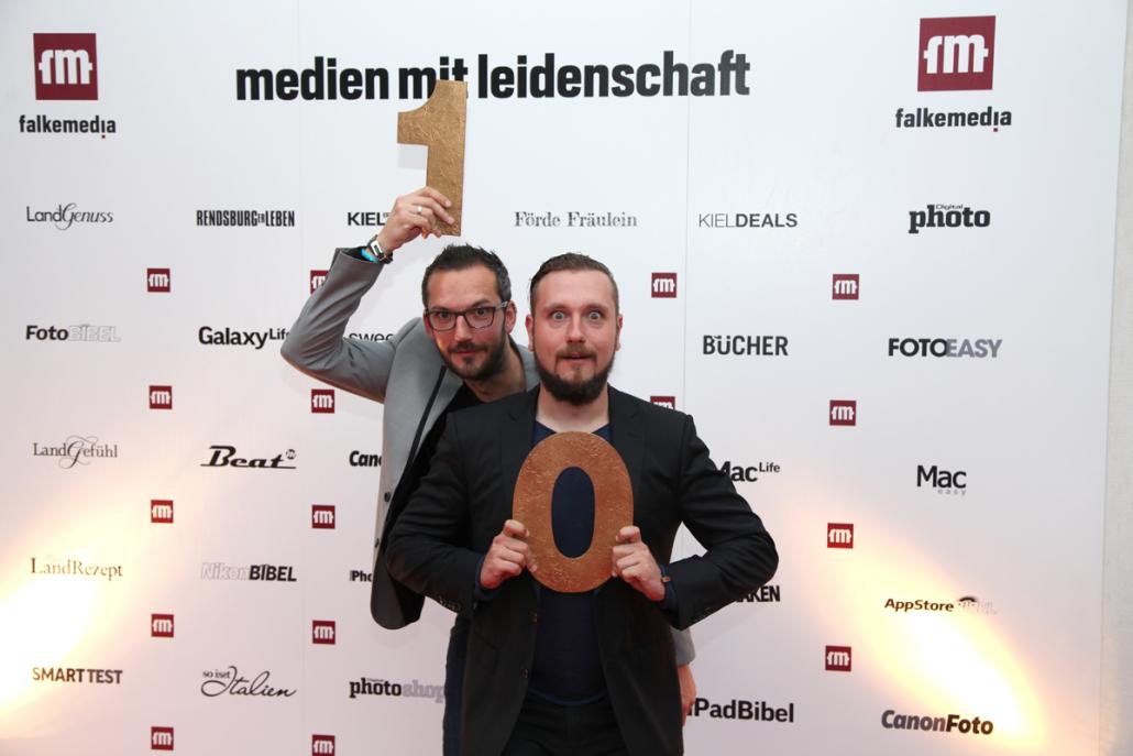 Martin Trompf und Raphael Adamek von falkemedia