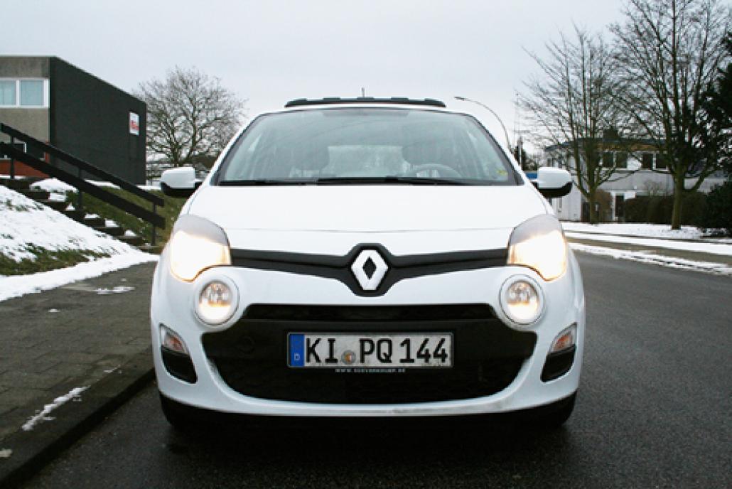  Der Twingo wurde als erster mit dem neuen Renault-Markengesicht ausgestattet