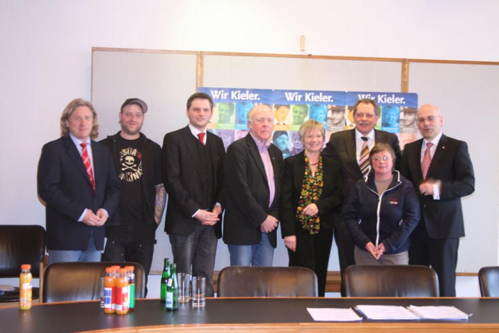 Die Lieblingskieler 2012 mit Oberbürgermister Torsten Albig