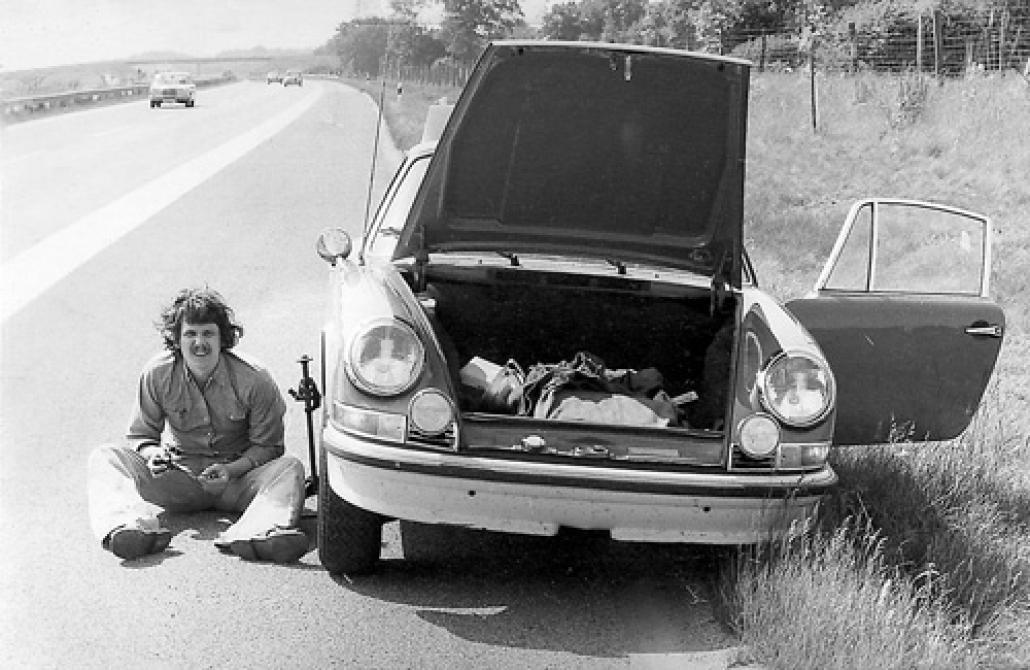 Mit’m Porsche nach Hamburch: 1973 auf der damals neuen Autobahn A7