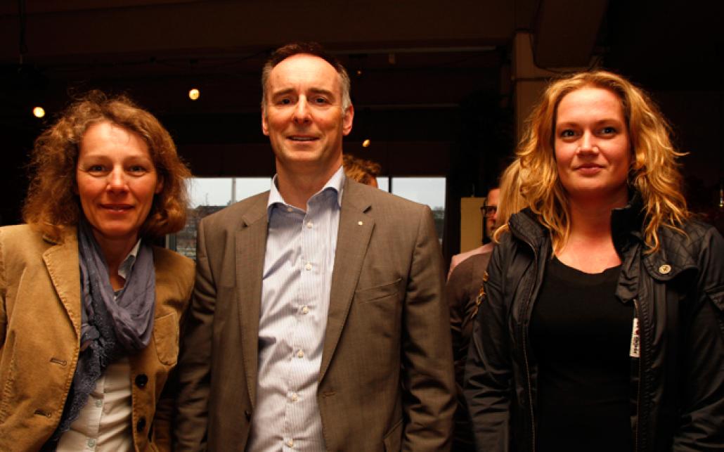 Ingried Bergemann, Sönke Bergemann und Lena Kröger von Haus & Grund