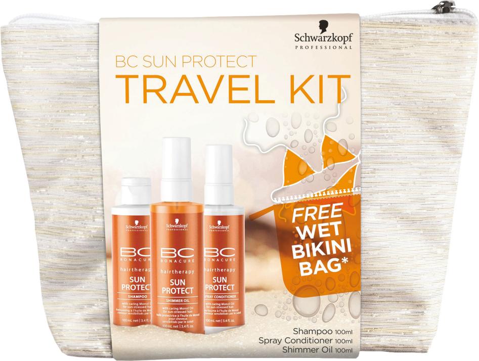 Perfekter Schutz vor sonnengeschädigtem Haar: BC SUN Protect Travel Kit