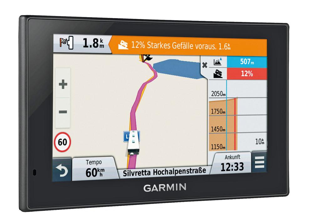 Das Navigationsgerät Camper 660 LMT-D  von Garmin ist besonders für Camper geeignet