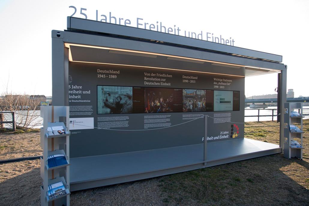 Ausstellung zu 25 Jahren Freiheit und Einheit + Zeitzeugendiskussion