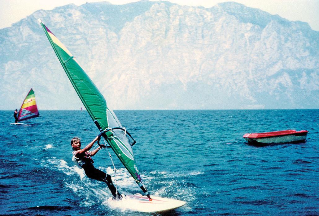 Begeisterter Windsurfer: Alexander 1984