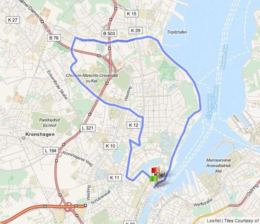 City-Ride im Rahmen der Cyclassics