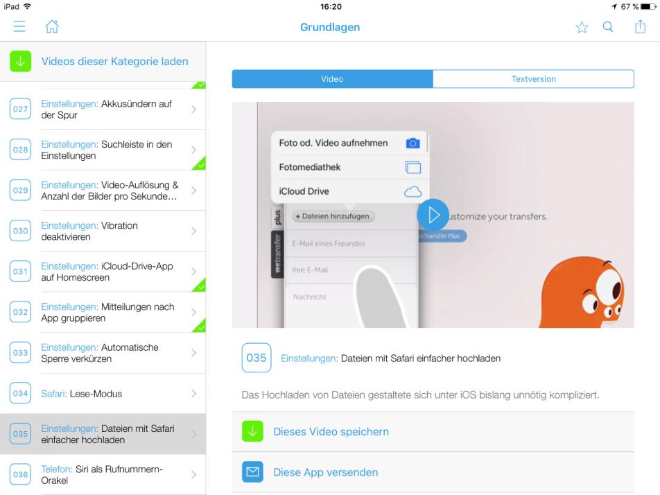 NEU: Geniales Video-Handbuch für iPhone und iPad