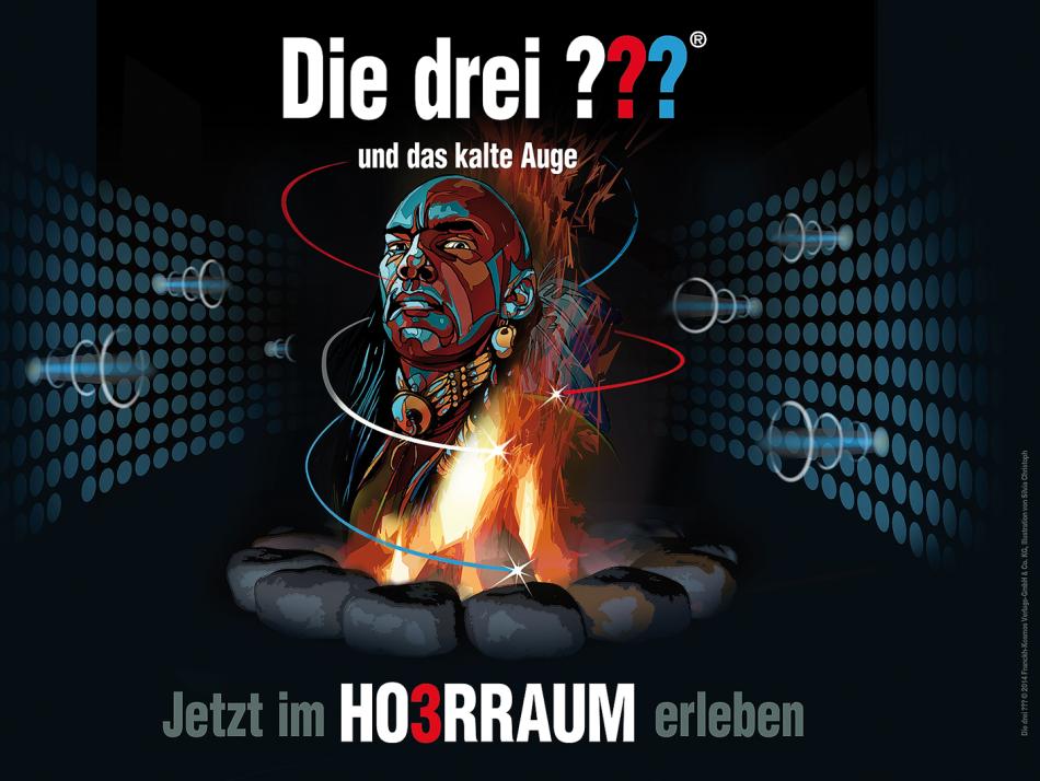 Ab Oktober gibt es im Kieler Mediendom das bisher unveröffentlichte 3D-Hörspielserie „Die drei ??? und das kalte Auge zu erleben“