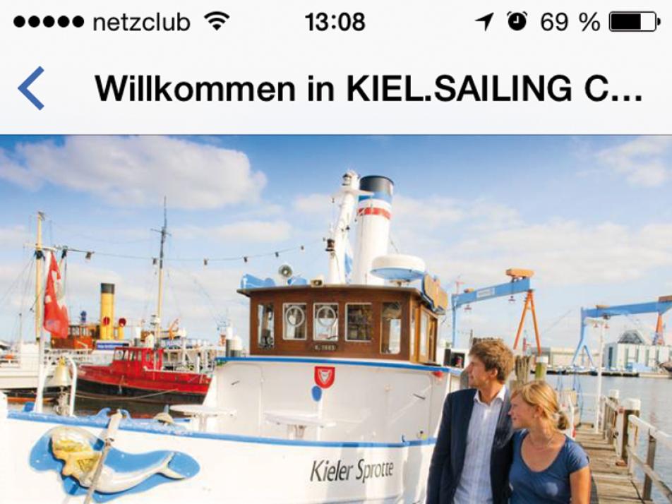 Kiel als App fürs Handy – ab sofort mit vielem Wissenswerten, tollen Ausflugszielen und Shoppingtipps