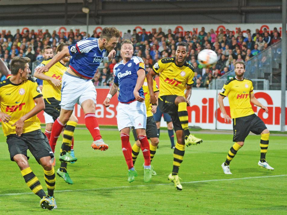 Rafael Czichos trifft gegen Fortuna Köln