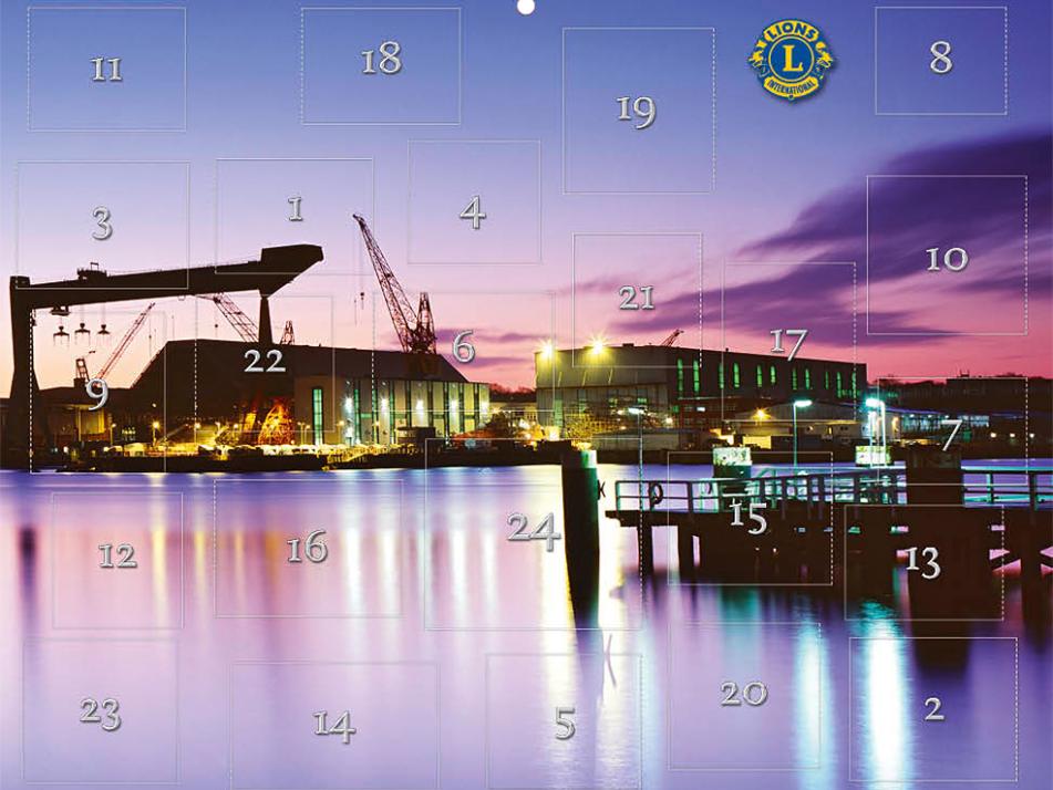 Der Lions-Adventskalender 2015 für Kiel