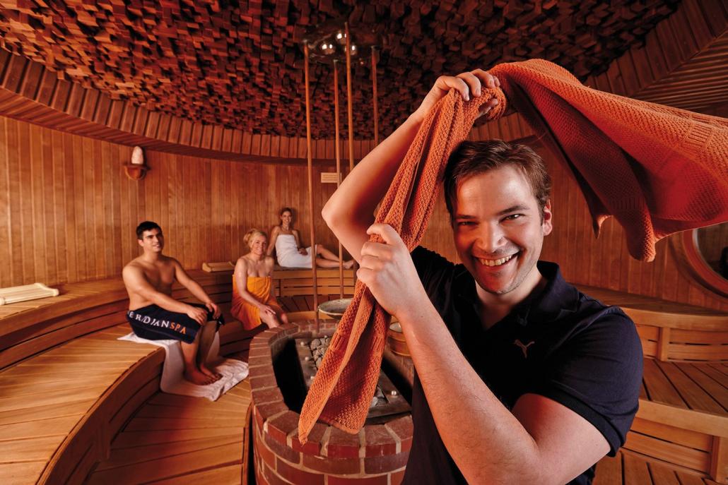 Entspannung pur in der Sauna im MeridianSpa