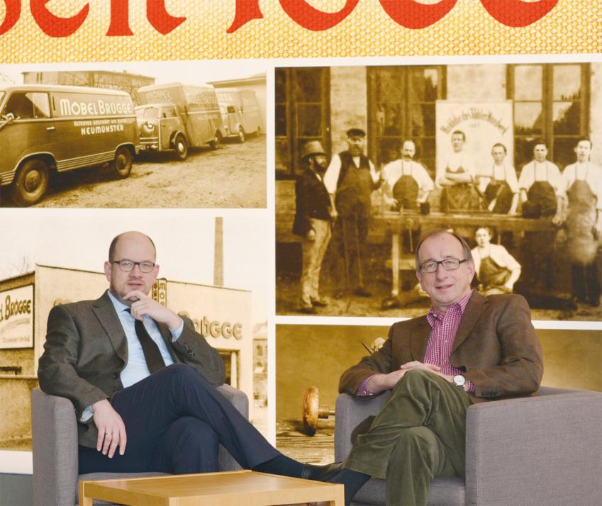 Geballte Kompetenz: die heutigen Geschäftsführer Philip und Thomas Brügge