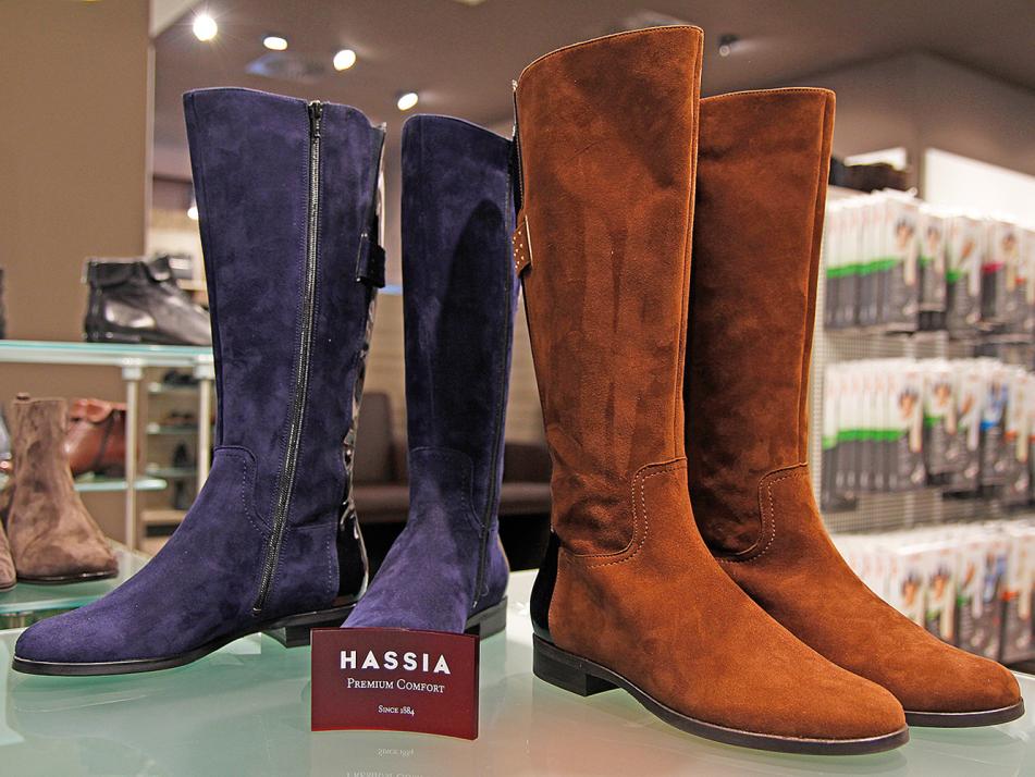 Farbtupfer: Stiefel mit hohem Schaft von Hassia