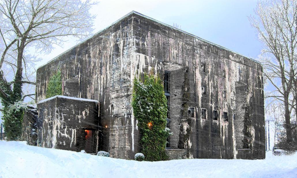 „Flandernbunker im Winter“