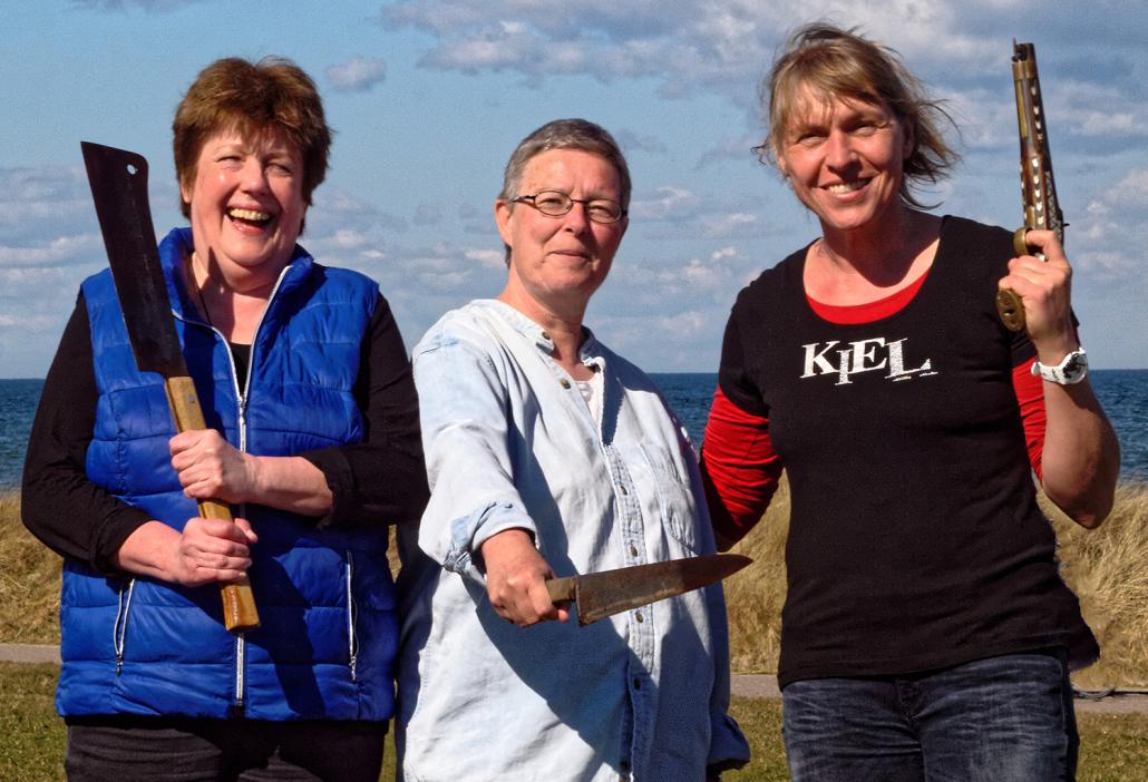 Angelika Svensson, Ute Haese und Kirstin Warschau (v. l. n. r.) bilden die „Ladies in Dead“