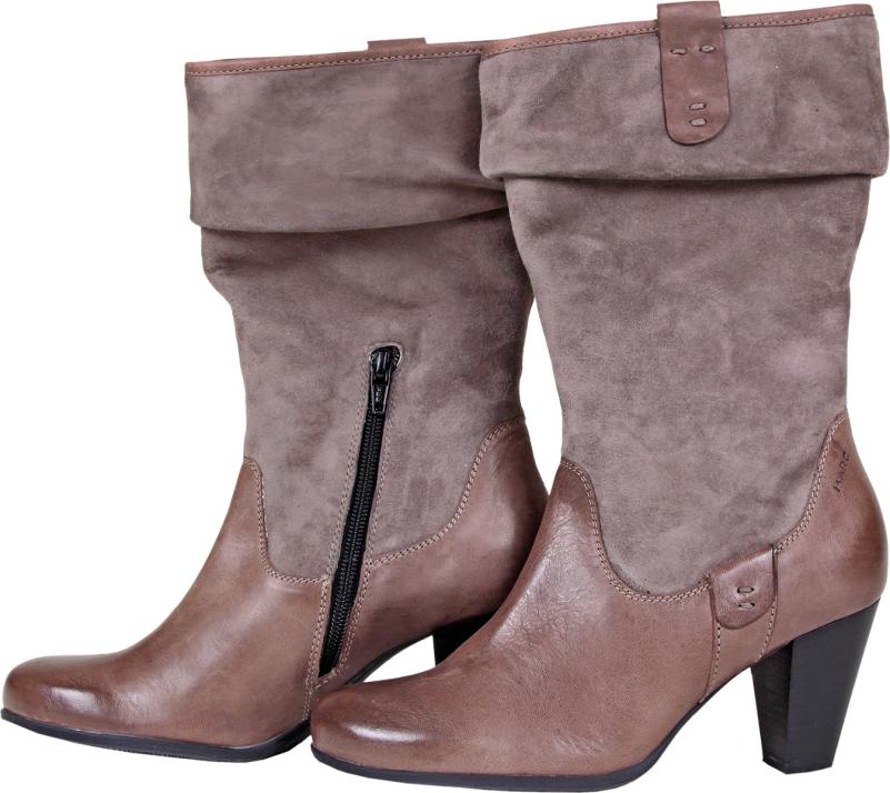 Edle Stiefelette von Marc mit Glatt- und Wildleder. Nur 90 Euro