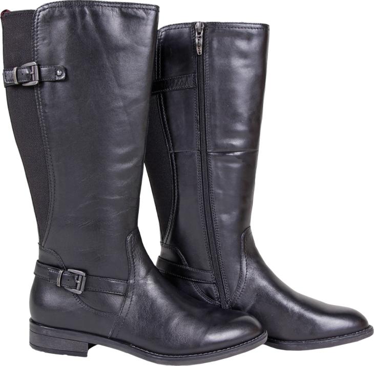 Der schwarze Stiefel von Tamaris rundet jedes Outfit ab. Für 90 statt 119,95 Euro