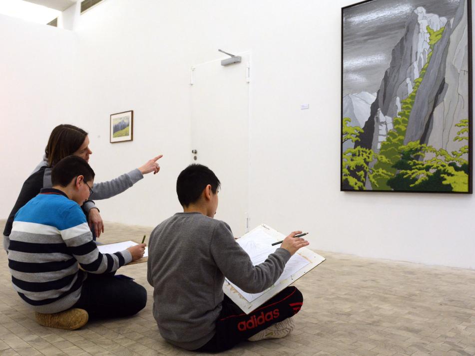 Neue Sichtweisen eröffnet die Kunstaktion „Sonntags Kunst!“ in der Stadtgalerie